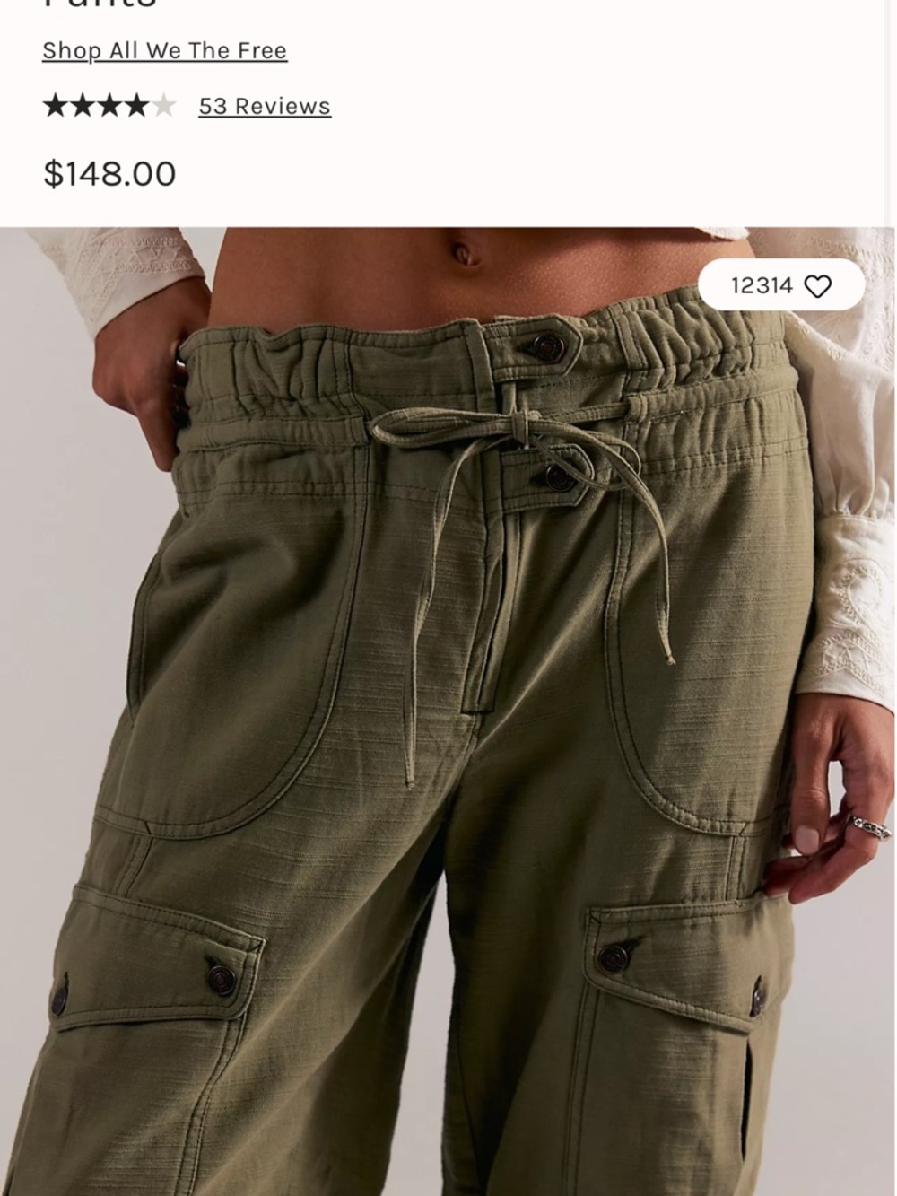 We The Free Park Ave Pull-On Cargo Pants - Picture 4 of 10